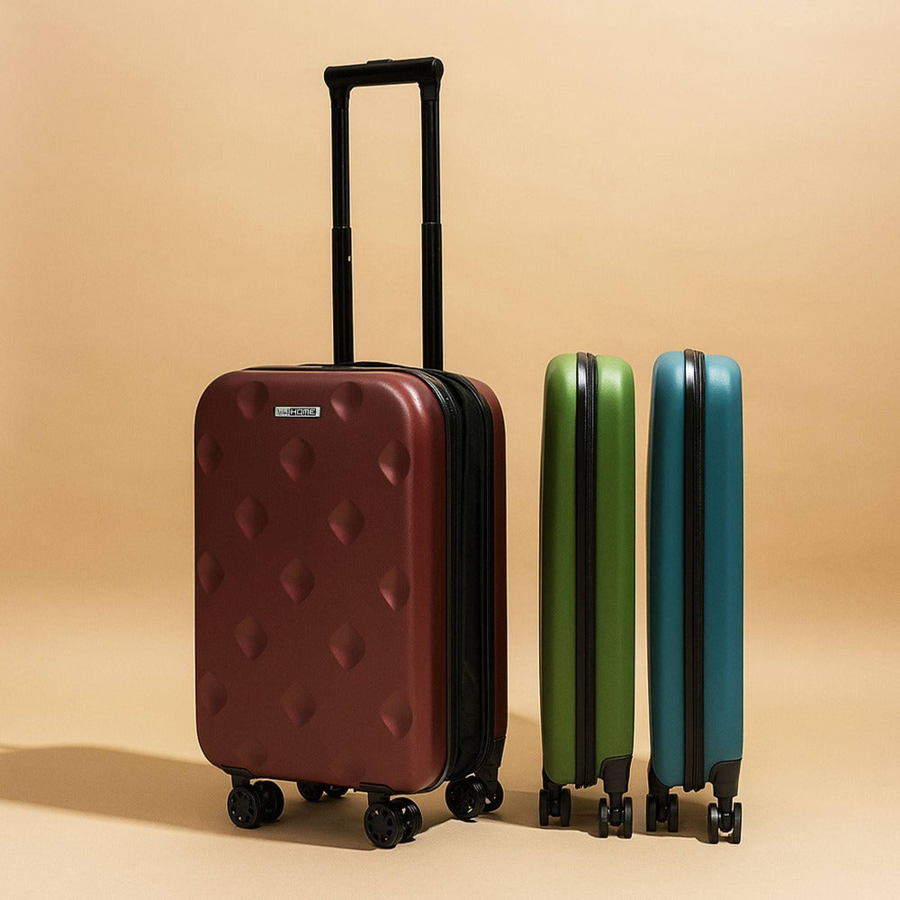 Maleta de Cabina Plegable Ultrafina 18" y 20" | Grosor Reducible | ABS Ligero y Resistente | Mango Telescópico + Ruedas | Varios Colores