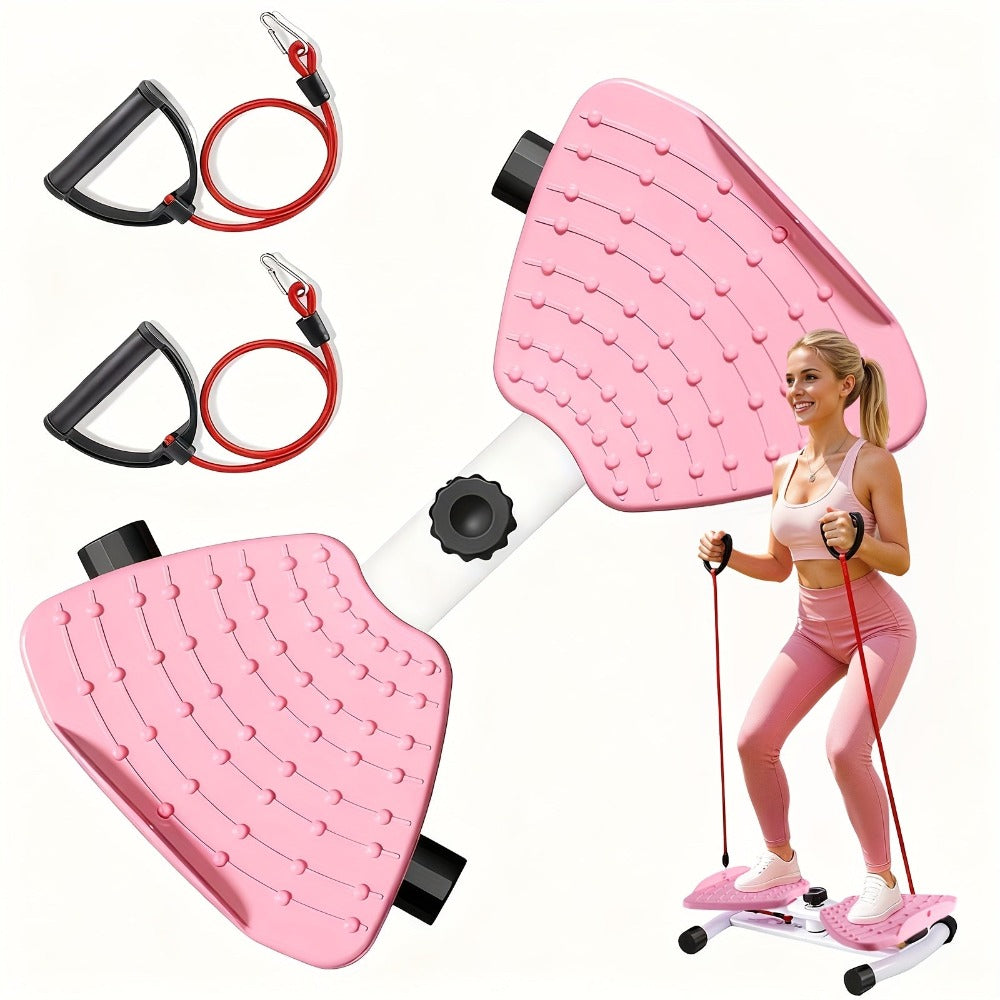 Máquina de Torsión de Cintura de Alta Resistencia y Tabla de Torsión Abdominal con Capacidad de Peso de 300 kg - Equipo de Entrenamiento de Fuerza Central para Gimnasio en Casa, Tabla de Torsión con Cuerdas de 76.2 cm - Ideal para Ejercicios Abdominales,