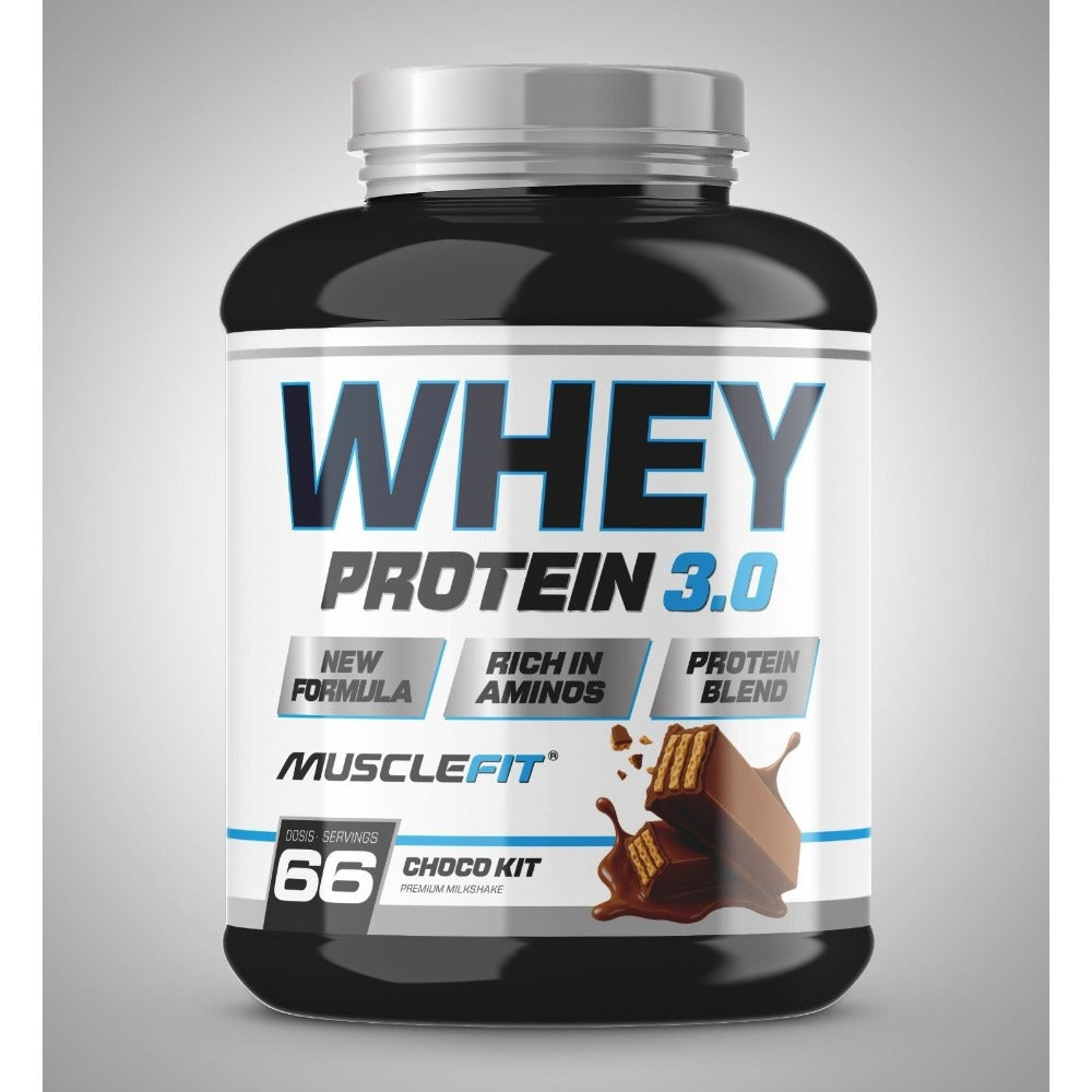 WHEY 3.0 BLEND PROTEÍNA 2Kg MUSCLEFIT ENTREGAS EN 24/48 HORAS