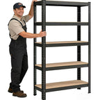 Estantería de almacenamiento para orden en hogar, baño y cocina | 5 niveles y metal y ajustable