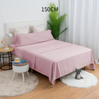 Juego de cama de tres piezas, suave y cómodo, adecuado para todas las estaciones, rosa, azul, rojo rosa, negro, gris, blanco, adecuado para camas de 90 CM, 105 CM, 135 CM, 150 CM, 180 CM