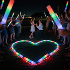 45 piezas de barras luminosas de espuma, 5 piezas adicionales de regalo alternativas, barras luminosas a granel con 3 modos de parpadeo - Barras luminosas de espuma de colores para fiestas, barras luminosas de espuma coloridas, adecuadas para fiestas, cel
