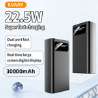 Power bank para carga durante viajes y uso diario | 30000 mAh y 22.5 W