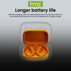 Auriculares Bluetooth | Auriculares inalámbricos de traducción HTC NE61 AI con traductor en tiempo real aptos para 135 idiomas, auriculares