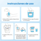 Paquete de 12 cartuchos de filtro de agua compatibles con jarras y teteras BTA - Recargas de filtro de plástico para cloro, adecuadas para sistemas de purificación de agua domésticos, reduce el mal sabor y los sedimentos para jarras y teteras BTA