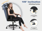 Silla de oficina para teletrabajo y estudio | 150Kg y Ajustable