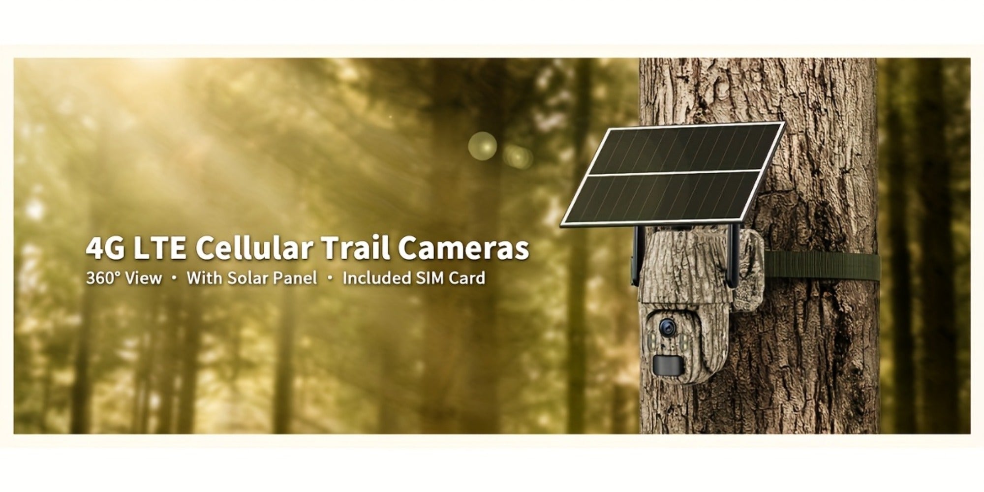Cámara de seguridad solar inalámbrica para exterior 4G LTE con tarjeta SIM, sin necesidad de WiFi, adecuada para vigilancia empresarial, sensor de movimiento PIR, comunicación bidireccional, visión nocturna a color, almacenamiento en la nube y ranura para