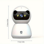 Cámara de seguridad inalámbrica para interiores compatible con Wifi de doble banda 2.4G/5G, equipada con cámara Pan-Tilt de 360°, con seguimiento de movimiento y visión nocturna a todo color, ideal para monitoreo del hogar o cámara para mascotas