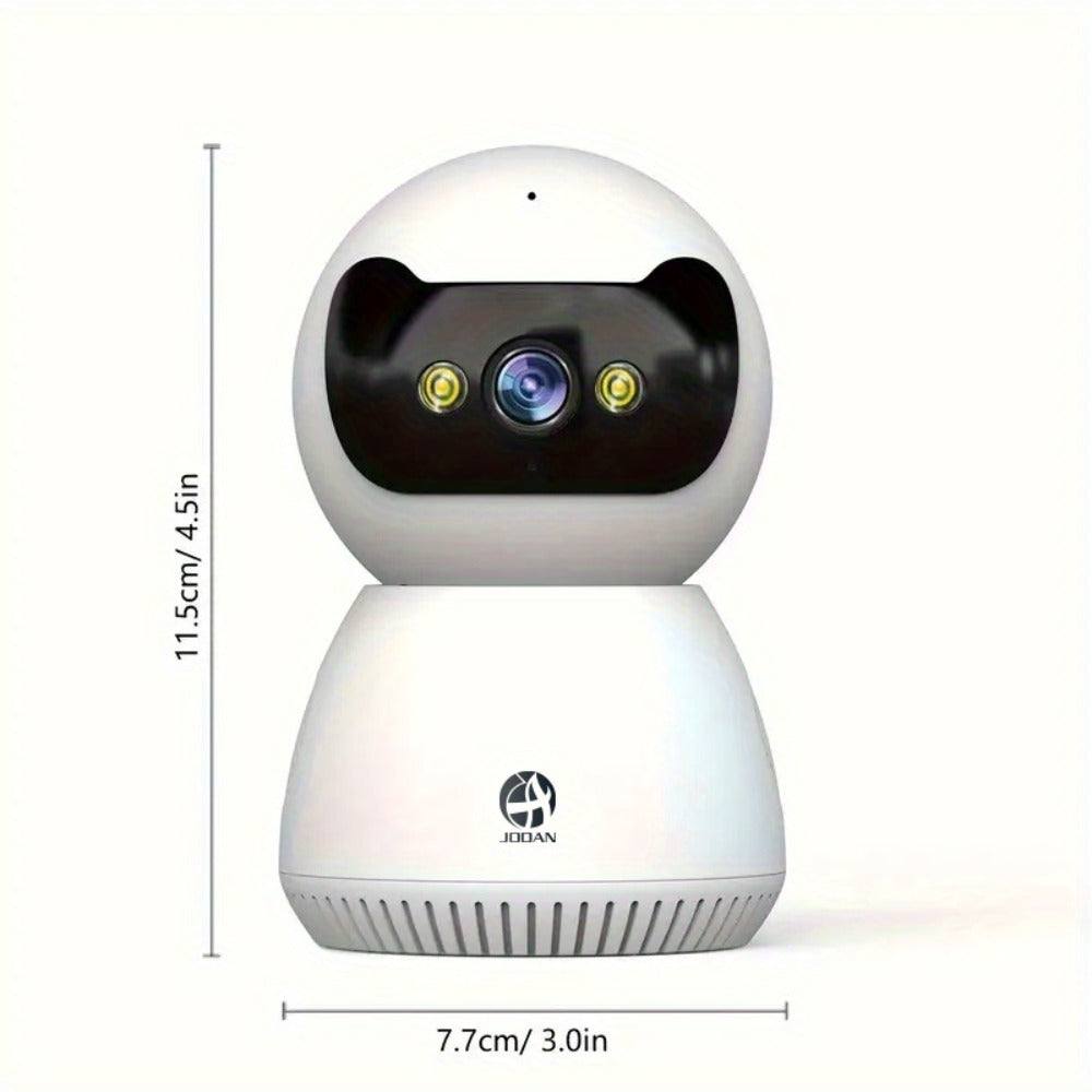 Cámara de seguridad inalámbrica para interiores compatible con Wifi de doble banda 2.4G/5G, equipada con cámara Pan-Tilt de 360°, con seguimiento de movimiento y visión nocturna a todo color, ideal para monitoreo del hogar o cámara para mascotas