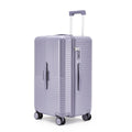 Maleta de mano de 20 pulgadas con forma de cubo, equipaje rígido ligero de gran capacidad con ruedas giratorias y cremalleras de doble protección, trolley de viaje multiusos para negocios y vacaciones