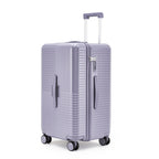 Maleta de mano de 20 pulgadas con forma de cubo, equipaje rígido ligero de gran capacidad con ruedas giratorias y cremalleras de doble protección, trolley de viaje multiusos para negocios y vacaciones