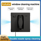 Puruikai 21B Black Friday Navidad Nuevo Producto Almacén Local Cuadrado Robot de Limpieza de Ventanas Inteligente, Control Remoto Rociado Automático de Agua Limpieza de Vidrios de Ventanas Dios HCR-21B, Adecuado para el Hogar, la Oficina