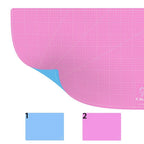 Tapete de corte autorreparable de 5 capas y doble cara de 3 mm La Manuli | tapete de trabajo de vinilo con superficie texturizada | marcas de centímetros precisas y ángulos de 30°/45°/60° | flexible, antideslizante y duradero | para papel, telas, modelado