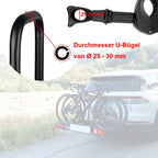 Juego de Soporte para Portabicicletas 3 en 1 (25+32+45 cm) - Soporte para Cuadro de Bicicleta, Accesorios para Bicicleta, Soporte para Portabicicletas
