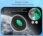 Telescopio astronómico para principiantes para principiantes | Observación lunar educación y camping
