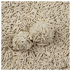 Arena para gatos de tofu, 6L, baja en polvo, sin polvo, fácil de aglomerar, desodorización de larga duración, súper absorbente, se puede tirar directamente al inodoro (original, sabor a manzana, lavanda, limón)