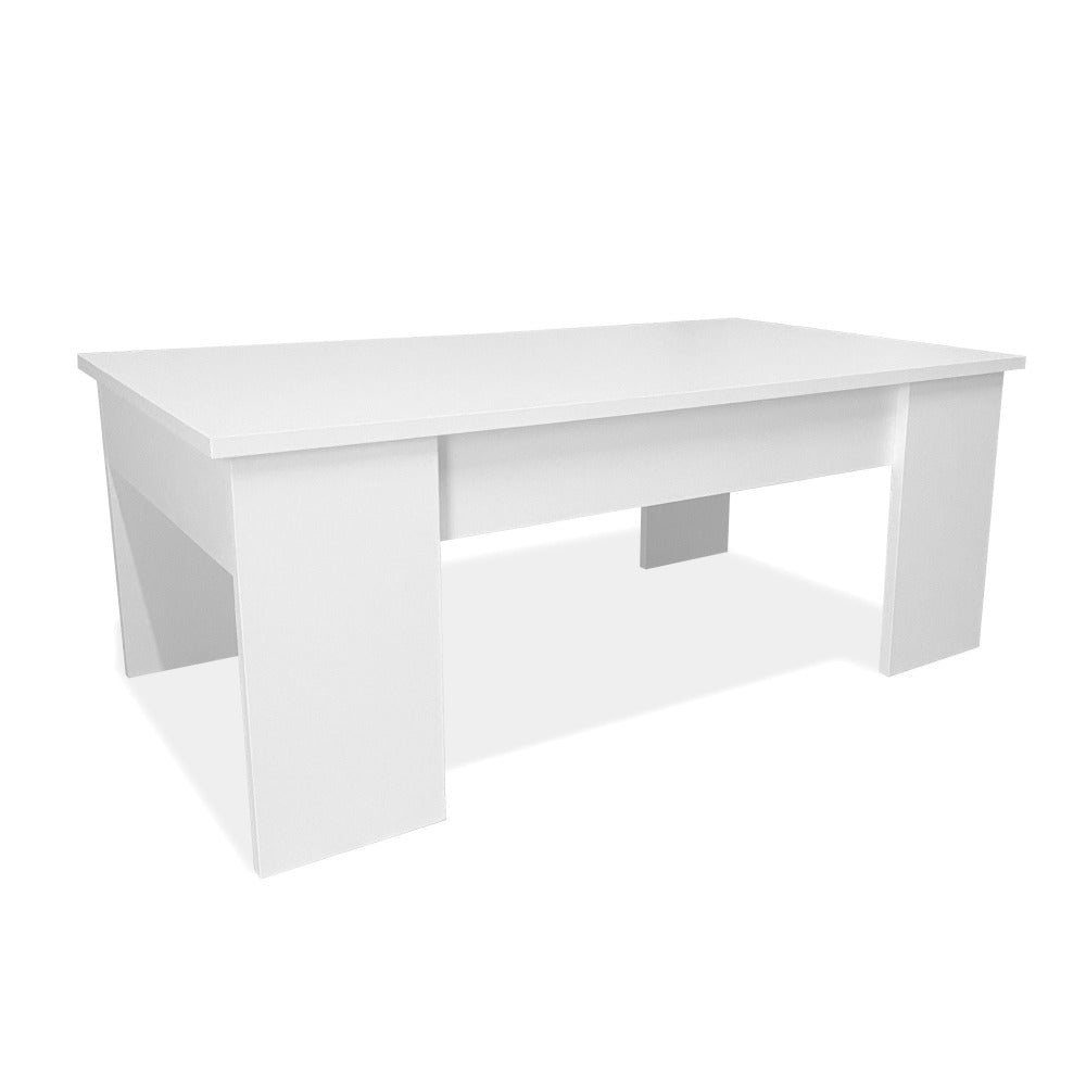 Mesa de Centro Elevable Nyana Home Mesa Multifuncional con Almacenaje Oculto Estructura Robusta y Estable Desplegable con Doble Altura