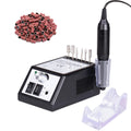 Máquina Portátil de Taladro Eléctrico para Uñas 20000 RPM, con 6 Brocas y Banda Lijadora, Para Gel, Manicura Pedicura Pulido Forma, Herramienta Acrílica Ideal en Casa o Salón