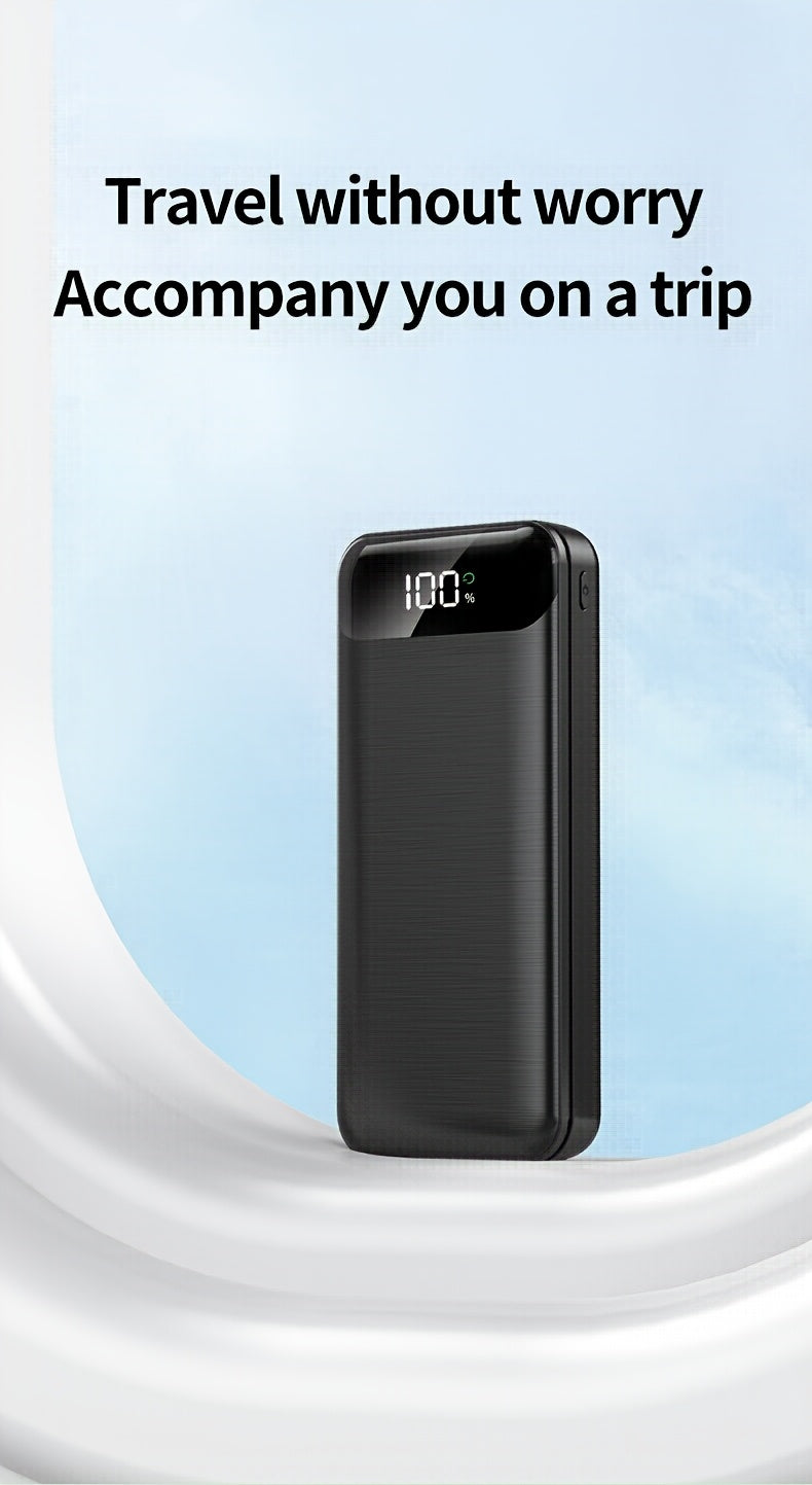 Batería externa | Batería portátil de gran capacidad 50000mAh con carga rápida PD22.5W, doble puerto USB de salida/pantalla LED de energía