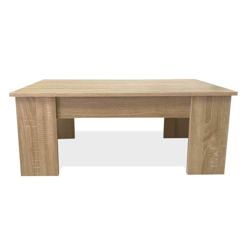 Mesa de Centro Elevable Nyana Home Mesa Multifuncional con Almacenaje Oculto Estructura Robusta y Estable Desplegable con Doble Altura
