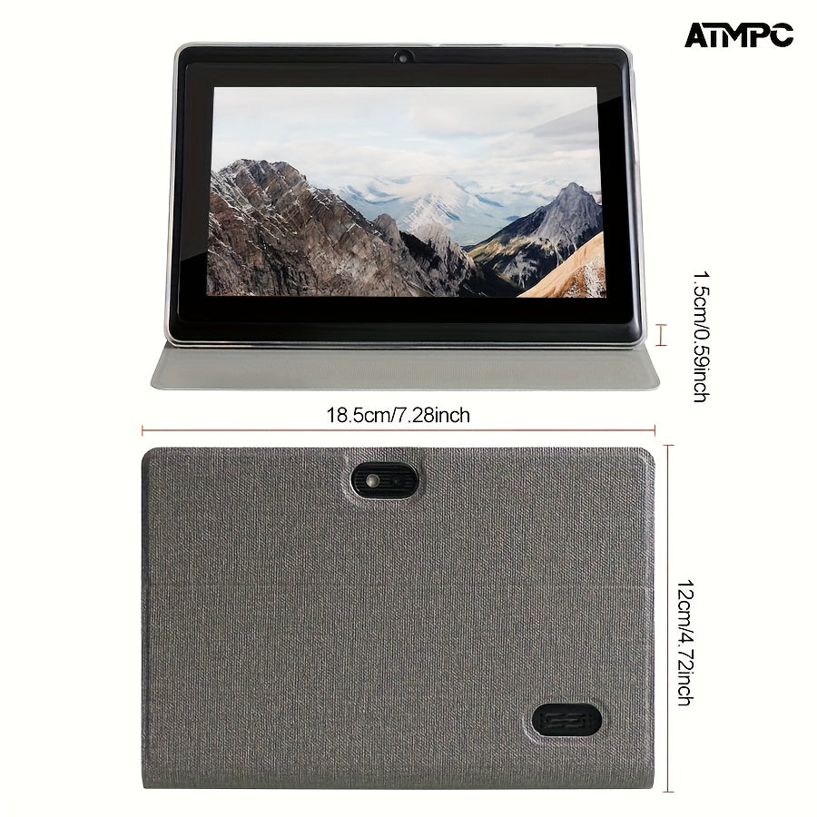 Tablet | EATMPC, Máquina Más Reciente 2025, Tableta Educativa, Sistema Android 14 de 7 Pulgadas con Pantalla IPS HD 1024x600, 4GB (2+2