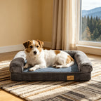 Cama duradera para perro grande: Cama tipo sofá acogedora jumbo extragrande para perro, espuma de esponja ortopédica, funda extraíble y lavable, para uso en invierno y verano