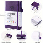 Cuaderno de contraseñas | Organización de accesos hogar y oficina
