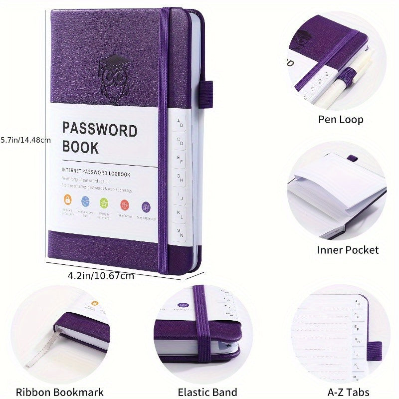 Cuaderno de contraseñas | Organización de accesos hogar y oficina