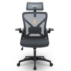 Silla de Oficina Ergonómica, Silla de Escritorio para el Hogar, Silla de Malla de Respaldo Alto con Profundidad de Asiento Ajustable, Silla de Computadora con Soporte Lumbar