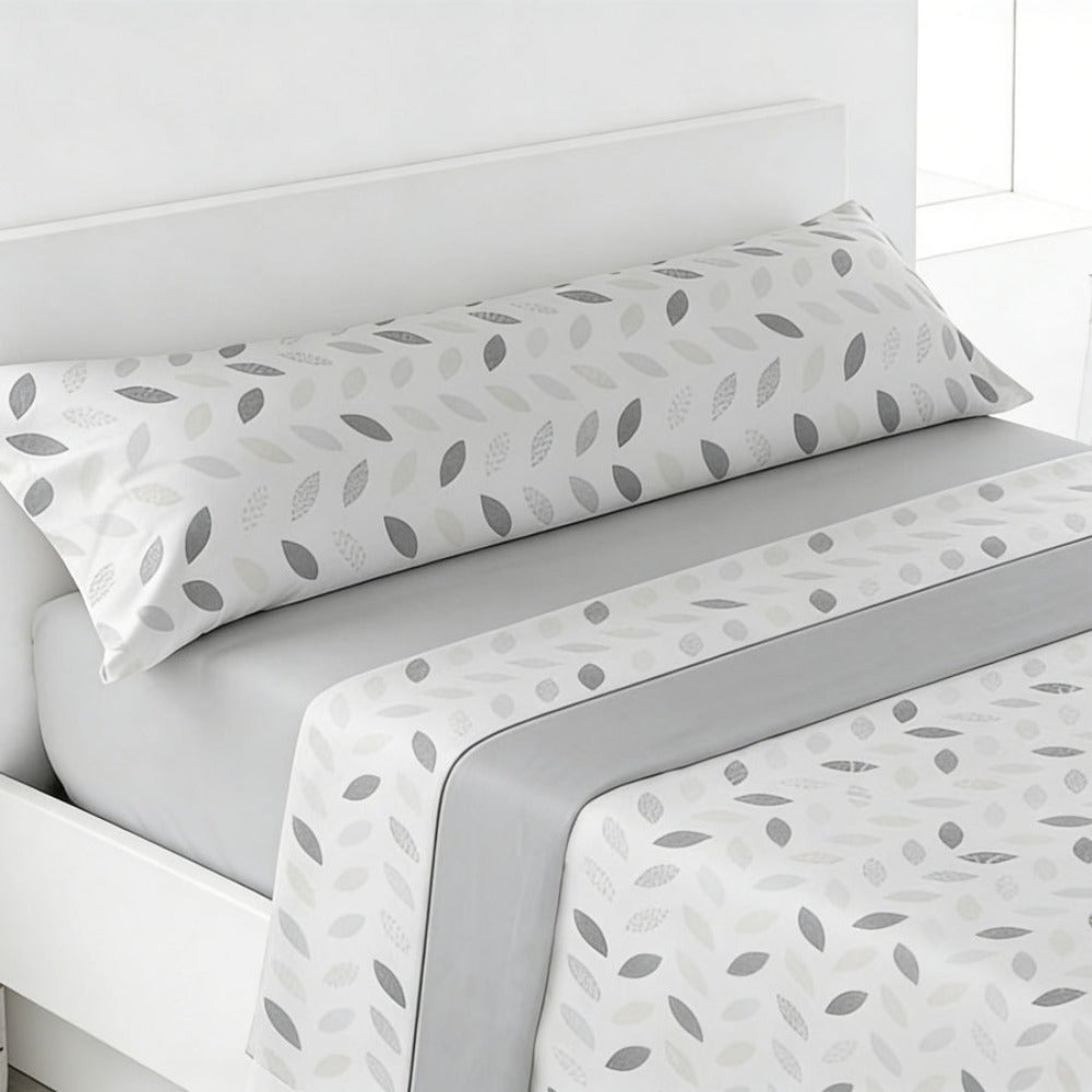 Juego de ropa de cama (Sábana ajustable, Cubrecama, Funda de almohada) | Juego de sábanas estampadas de 3 piezas | Primavera/Verano | Múltiples estilos | Tejido suave | 180cm - Múltiples tamaños disponibles