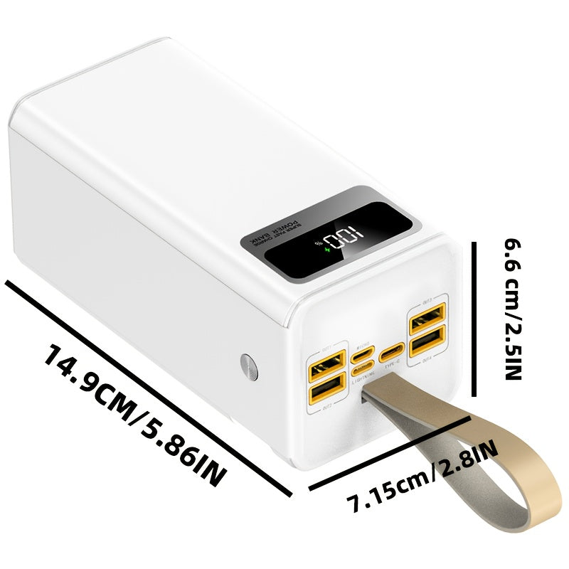Batería externa | Cargador portátil con capacidad de 100000 mAh, carga rápida bidireccional de 22.5 W, banco de energía de gran capacidad