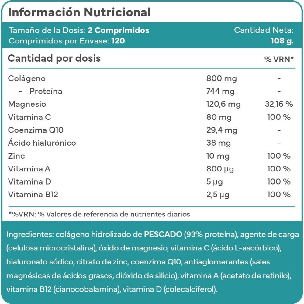 Pack 2X Colágeno Marino - 240 Tabletas - Sevens Nutrition