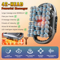 Masajeador multifuncional de 12/42 cabezales, masajeador eléctrico corporal, compresa caliente, relaja músculos, apto para cuello, hombros, espalda y piernas, 9 modos de ajuste, pistola masajeadora, apto para fitness en casa, deportes al aire libre, relaj