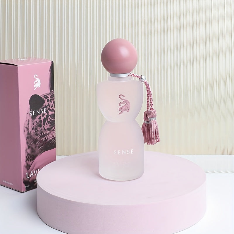 75ml, Perfume para Mujer, Perfume Floral, Empaque en Caja de Regalo, Diseño Hermoso, Fragancia Duradera, Aroma Fresco y Dulce, Libera el Encanto de la Femenidad, Encantador, Ideal para Citas y Regalos, Regalo para Novias
