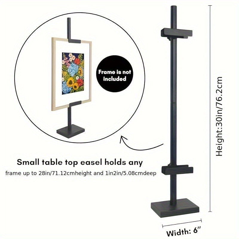 Soporte de Caballete para Artista, Caballete Dorado Ajustable, Juego de Soportes para Pintura al Óleo con Marco, Estante Decorativo para Colgar Cuadros, Ideal para Lienzo y Dibujo, Exhibición en Mesa o Suelo, Tablero de Dibujo
