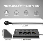 Regleta eléctrica con cable | Hogar oficina taller y dispositivos