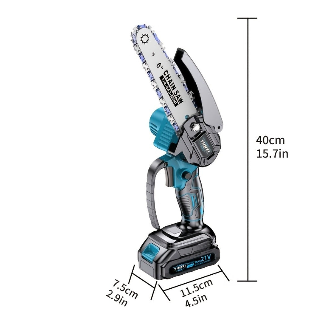 Nueva Mini Motosierra Inalámbrica Mejorada, Sierra de Podar, Completa con Batería y Cargador, para Podar Árboles, Carpintería, Tareas de Jardinería y Mantenimiento de Jardines. La Opción Ideal para Profesionales y Aficionados por Igual. Sierra Eléctrica d