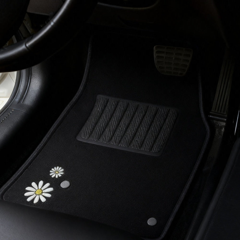 Alfombrillas Antideslizantes para Coche Alfombrillas Delanteras Set de 4 Alfombrillas Universales para Coche, Material PVC Duradero, Diseño Antideslizante y de Alta Gravedad, Instalación Fácil y Protección Completa para el Interior del Vehículo, Fácil de