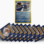 10 Cartas Originales de Pokémon Reversas/Holo, Cartas Brillantes de Pokémon en Inglés - Holográficas/Reversas con Foil - Cartas Surtidas