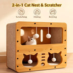 Árbol rascador para gatos 11 kg | Juego descanso y cuidado de uñas