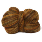 Lana Polaca, Peinada, 10g - Marrón/Amarillo Melange