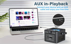 Reproductor portátil de CD y casete para música, radio y grabación