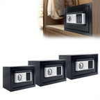 Caja Fuerte para Muebles con Gabinete de Acero, Incluye Cerradura y Llaves, con Puerta de Acero Colgante, Caja Fuerte de Pared para Seguridad