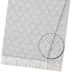 Fular multiusos con tejido Jacquard, resistente y fácil de limpiar, disponible en varios colores y tamaños, ideal para sofá, cama o picnic.