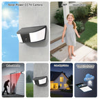 ANRAN Cámara de Luz Solar de Pared, una Cámara de Seguridad Solar para Exteriores que se Convierte en una Luz de Pared, Cuenta con Conectividad Inalámbrica 2.4G para la Seguridad del Hogar, Detección de Movimiento con IA, Iluminación Activada por Movimien