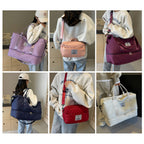 Set de Bolso Duffel de Viaje, Bolso de Fin de Semana para Mujer con Bolso de Hombro, Bolso de Mano de Noche con Compartimento para Zapatos, Bolso de Gimnasio para Yoga con Bolsa para Zapatos con Bolsillo Húmedo, Bolso de Hospital para el Trabajo de Parto
