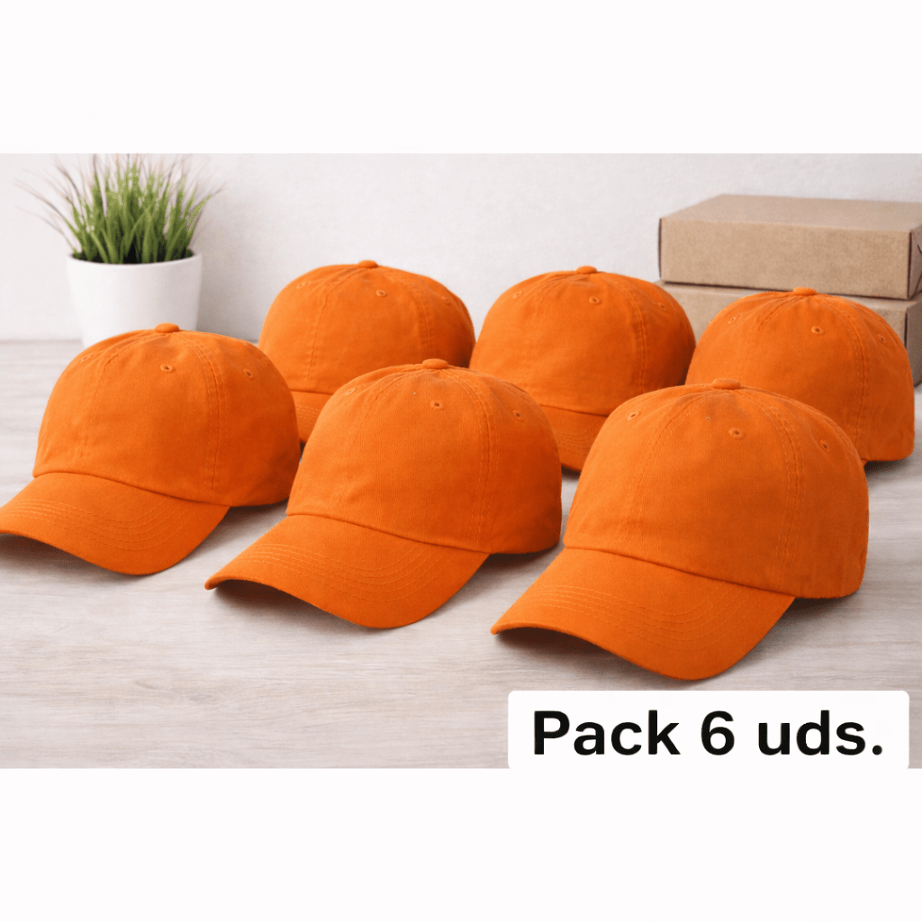 PACK DE 6 GORRAS
