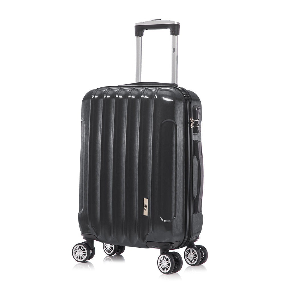 Maleta de Cabina Policarbonato 55x40x20cm (40L) - 20 Pulgadas - Negro/Azul/Amarillo/Rojo/AzulMarino/Plaeada/RosaDorada/Menta