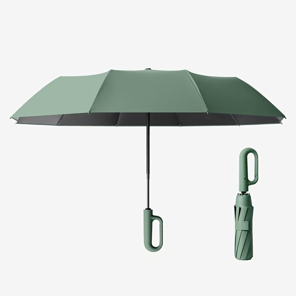 1 y 2 Especificaciones Opcionales, Paraguas Plegable con Hebilla Totalmente Automática, y Protección Solar, Adecuado Tanto para Hombres Como para Mujeres, Paraguas de Viaje, Con un Diámetro de 106cm/41.2 pulgadas Cuando Está Abierto, Robusto y Duradero, P