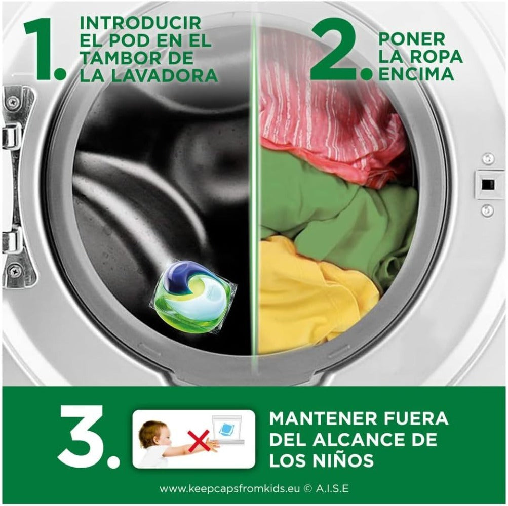 Ariel Original Detergente Cápsulas para Lavadora – Pack Ahorro 3 Paquetes (23+12 Dosis c/u) | 105 Lavados, Pods Eficaces contra Manchas